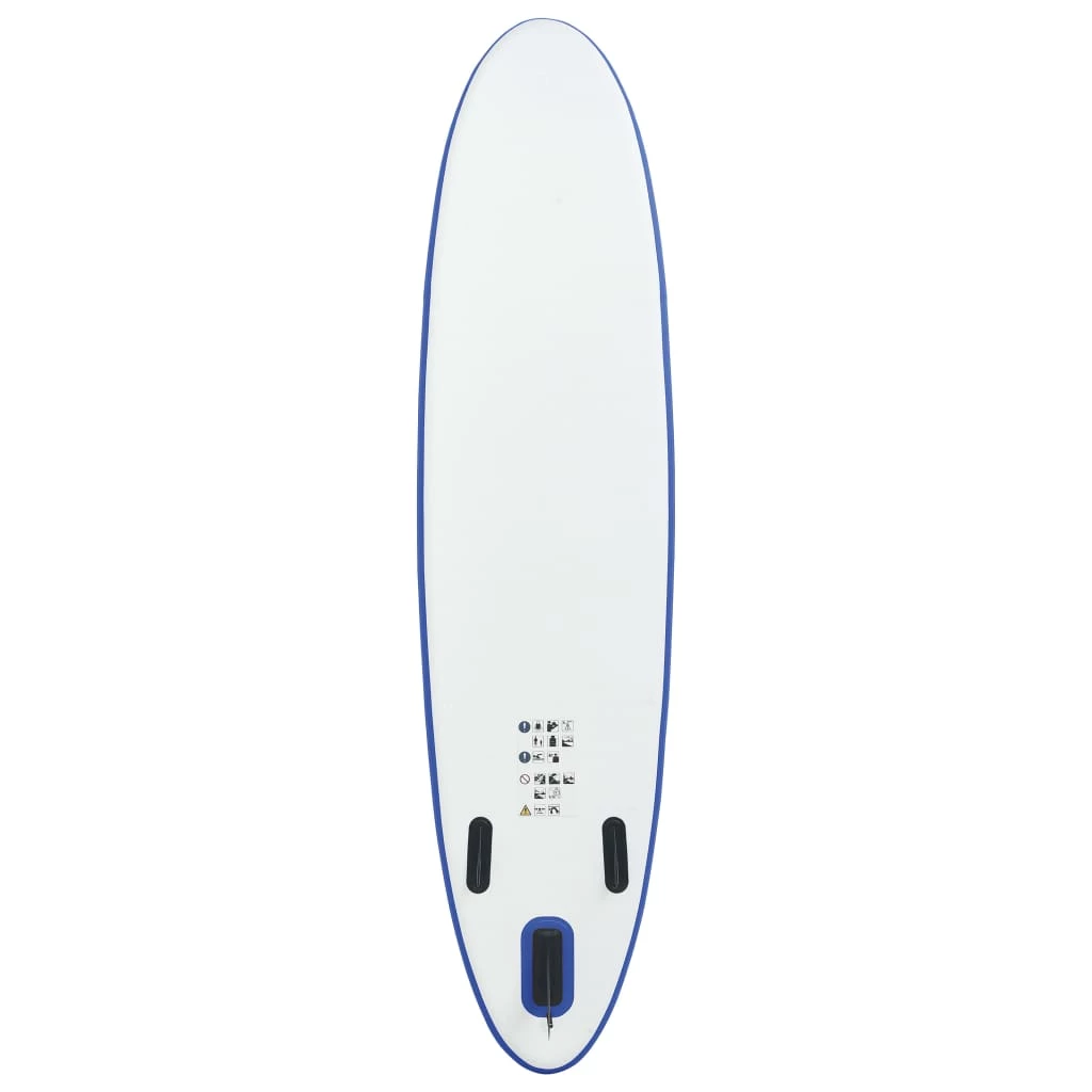 Inflatable Stand Up Paddleboard Set Blue And White 4 Inflatable Stand Up Paddleboard Set Blue And White - Image 4