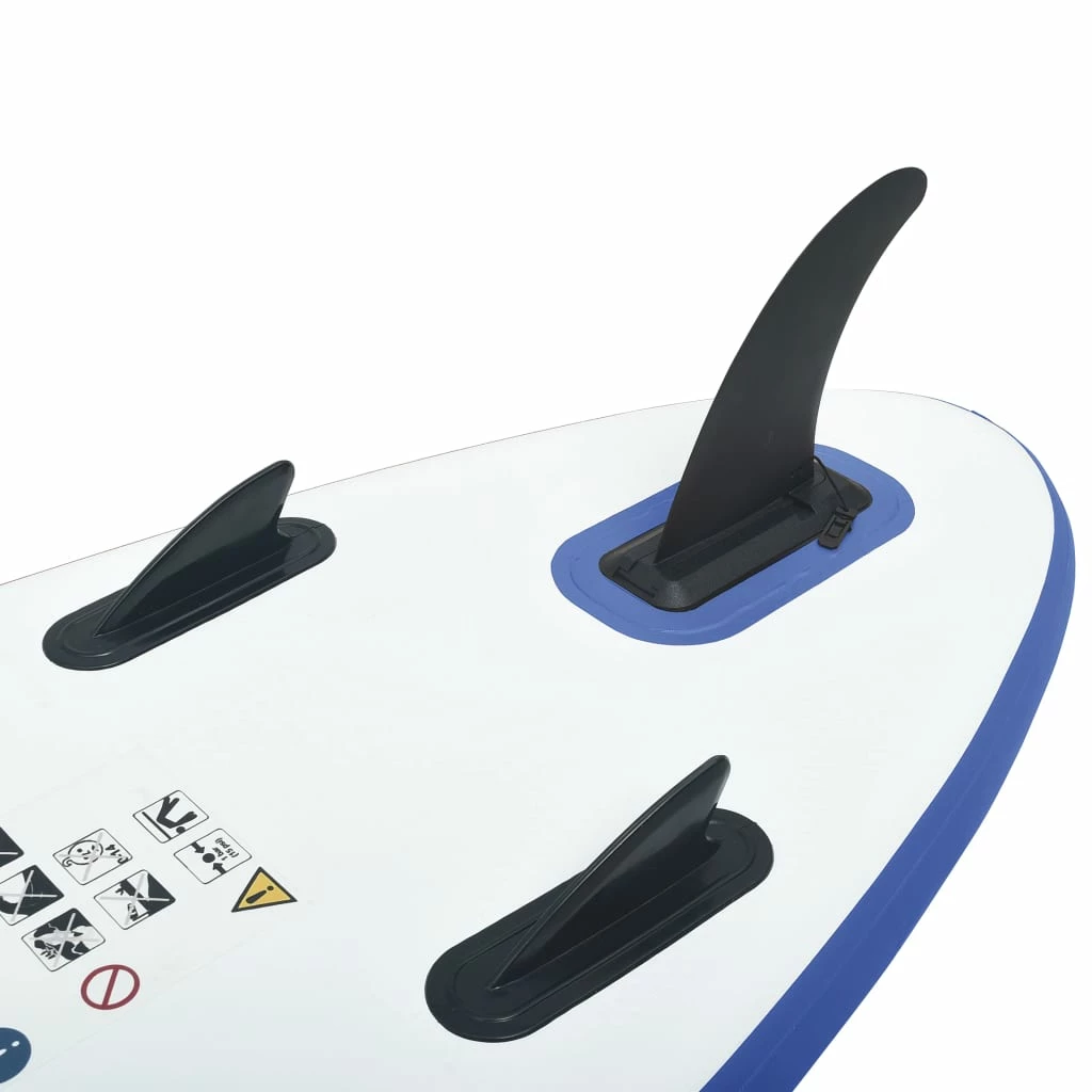 Inflatable Stand Up Paddleboard Set Blue And White 5 Inflatable Stand Up Paddleboard Set Blue And White - Image 5