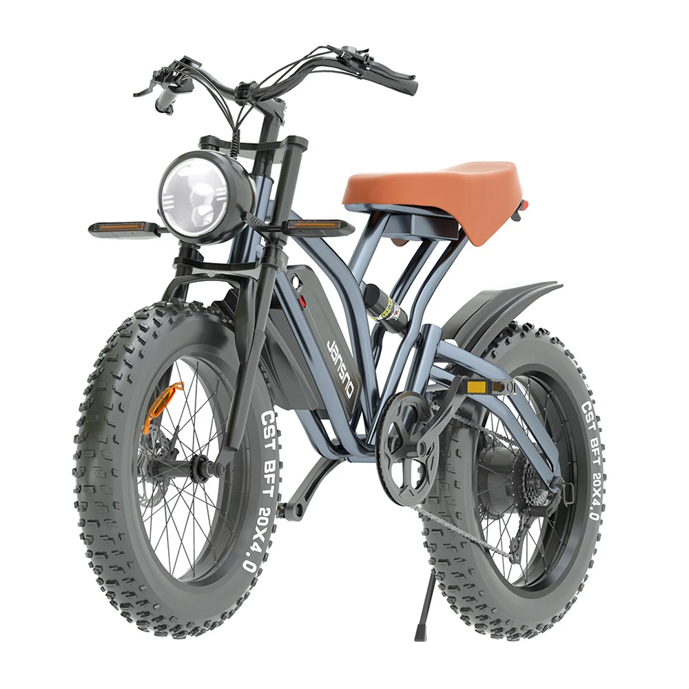JANSNO X50 Electric Bike 20*4.0 Inch Fat Tire 750W Brushless Motor 40Km/h Max Speed 48V 12.8Ah Removable Battery 50KM Range 3 JANSNO X50 Electric Bike 20*4.0 Inch Fat Tire 750W Brushless Motor 40Km/h Max Speed 48V 12.8Ah Removable Battery 50KM Range - Image 3