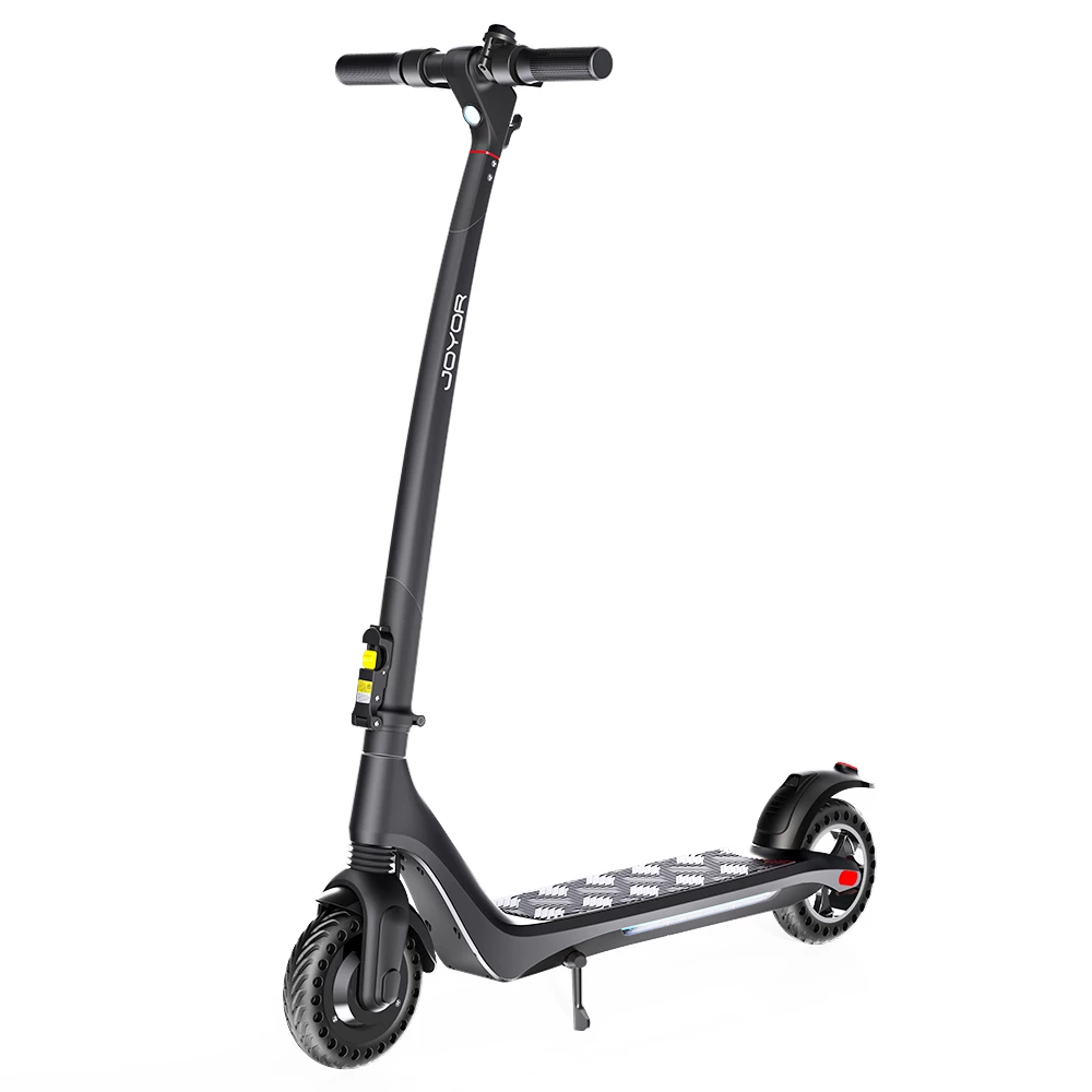 JOYOR A3 Folding Electric Scooter 8 Inch Tires 350W Motor 36V 7.8Ah 25km/h Top Speed 25KM Max Mileage City E-Scooter - Black 2 JOYOR A3 Folding Electric Scooter 8 Inch Tires 350W Motor 36V 7.8Ah 25km/h Top Speed 25KM Max Mileage City E-Scooter - Black - Image 2