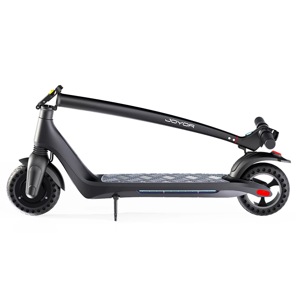 JOYOR A3 Folding Electric Scooter 8 Inch Tires 350W Motor 36V 7.8Ah 25km/h Top Speed 25KM Max Mileage City E-Scooter - Black 3 JOYOR A3 Folding Electric Scooter 8 Inch Tires 350W Motor 36V 7.8Ah 25km/h Top Speed 25KM Max Mileage City E-Scooter - Black - Image 3