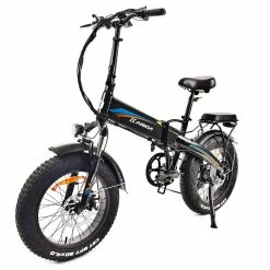 KAISDA K2P PRO Folding Electric Moped Bike 20*4.0 Inch Fat Tire Bafang 750W Motor 48V 15Ah Battery 25Km/h Speed Shimano 7 Speed 130KG Max Load - Orange Blue -Zhengbu Shop KAISDA K2P PRO Folding Electric Bike Orange Blue 519490 2
