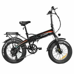 KAISDA K2P PRO Folding Electric Moped Bike 20*4.0 Inch Fat Tire Bafang 750W Motor 48V 15Ah Battery 25Km/h Speed Shimano 7 Speed 130KG Max Load - Red Blue