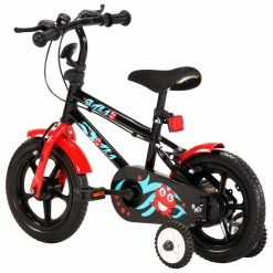 Kids Bike 12 Inch Black And Red 8 Kids Bike 12 Inch Black And Red -Zhengbu Shop Kids Bike 12 inch Black and Red 427152 2