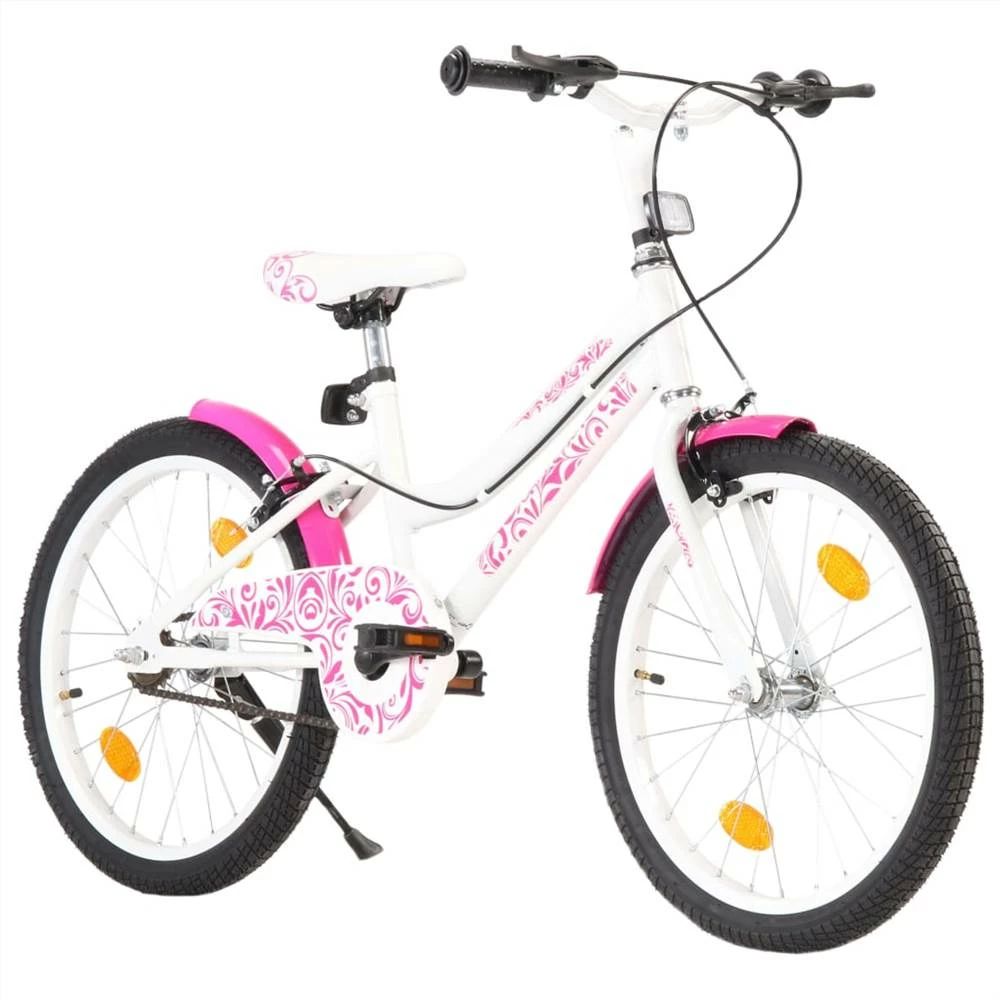 Kids Bike 20 Inch Pink And White 1 Kids Bike 20 Inch Pink And White