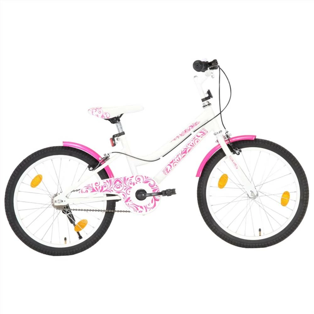 Kids Bike 20 Inch Pink And White 2 Kids Bike 20 Inch Pink And White - Image 2
