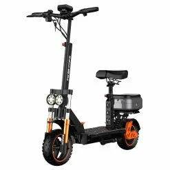 KugooKirin KuKirin M5 Pro Electric Scooter 1000W Motor 52Km/h Max Speed 48V 20Ah Battery With 70KM Range, Dual Disc Brakes, 7 Lights, Multiple Speed Modes 120KG Max Load With Detachable Seat