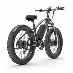 LANKELEISI MG740 PLUS Electric Bike 26*4.0'' Tires 1000W*2 Dual Motor 20Ah Battery 49km/h Max Speed - Black & Grey 10 LANKELEISI MG740 PLUS Electric Bike 26*4.0'' Tires 1000W*2 Dual Motor 20Ah Battery 49km/h Max Speed - Black & Grey -Zhengbu Shop LANKELEISI MG740 PLUS Electric Bike Black Grey 516946 4