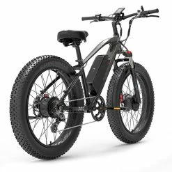 LANKELEISI MG740 PLUS Electric Bike 26*4.0'' Tires 1000W*2 Dual Motor 20Ah Battery 49km/h Max Speed - Black & Grey 10 LANKELEISI MG740 PLUS Electric Bike 26*4.0'' Tires 1000W*2 Dual Motor 20Ah Battery 49km/h Max Speed - Black & Grey -Zhengbu Shop LANKELEISI MG740 PLUS Electric Bike Black Grey 519176 4