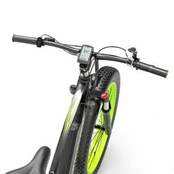 LANKELEISI XC4000 Electric Bike 26*4.0 Inch Fat Tires 1000W Motor 40Km/h Max Speed 48V 17.5Ah Battery Shimano 7 Speed 120Km Range 180Kg Max Load - Green -Zhengbu Shop LANKELEISI XC4000 Electric Bike 48V 1000W Motor Green 502660 4