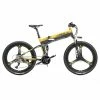 LANKELEISI XT750 Electric Bike Sports Version 26*1.95 Inch Kenda Tire 500W Motor 35KM/H 48V 14.5Ah Battery 100KM Range Shimano 27 Speed - Yellow