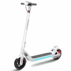 LEQISMART A8 Folding Electric Scooter 350W Motor 36V/10.4Ah Battery 9 Inch Tire - White
