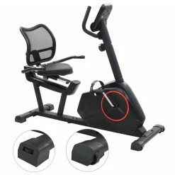 Magnetic Recumbent Exercise Bike With Pulse Measurement -Zhengbu Shop Magnetic Recumbent Exercise Bike with Pulse Measurement 489386 2