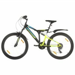 Mountain Bike 21 Speed 26 Inch Wheel 49 Cm Black