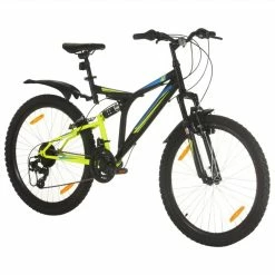 Alternative view of Mountain Bike 21 Speed 26 Inch Wheel 49 Cm Black