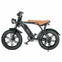 Alternative view of OUXI V8 Electric Bike 20*4.0 Inch Fat Tires 750W Motor 50Km/h Max Speed 48V 15Ah Battery Retro Ebike Max Load 150kg Dual Disc Brake Shimano 7-Speed Gear