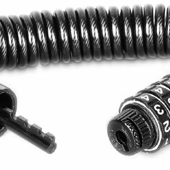 Portable Mini Bicycle Lock Security 4 Digit Resettable Combination Coiling Cable Lock - Black 6 Portable Mini Bicycle Lock Security 4 Digit Resettable Combination Coiling Cable Lock - Black -Zhengbu Shop Portable Mini Bicycle Lock Security 4 Digit Resettable Black 907939