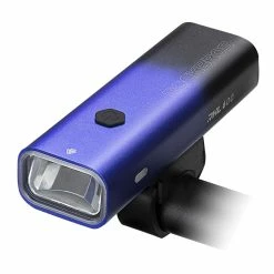 ROCKBROS Bicycle Light 600 Lumen 2600mAh Bike Headlight 5 Lightning Modes 200m Long Shot - Black And Blue Gradient
