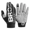 ROCKBROS Cycling Gloves Shockproof Wear Resistant Full Finger Windproof Gloves Breathable Lengthen Warm MTB Glove - L