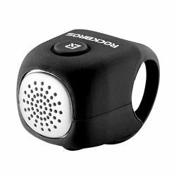 ROCKBROS Electric Cycling Bell 90 DB Horn Rainproof Bicycle Handlebar Silica Gel Shell Ring Bike Bell - Black