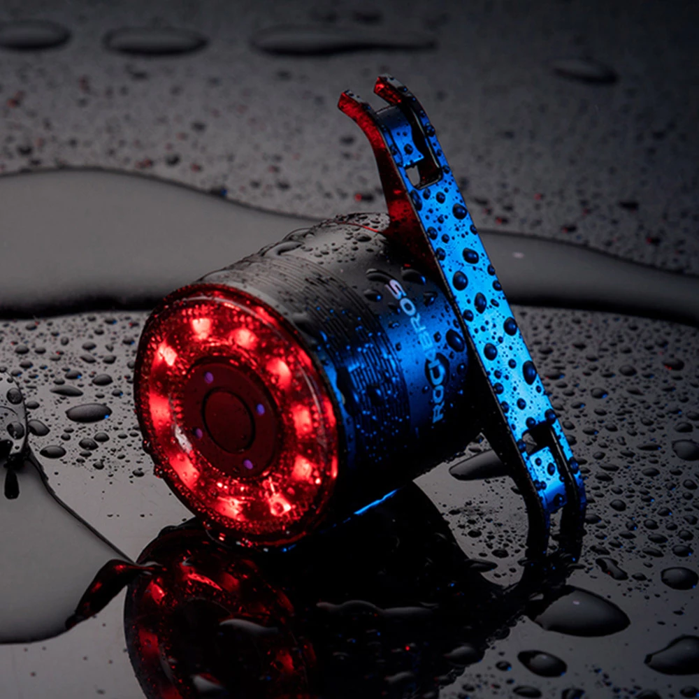 ROCKBROS Q1 Bike Taillight USB Charging For Night Cycling Colorful Bicycle Rear Light 2 ROCKBROS Q1 Bike Taillight USB Charging For Night Cycling Colorful Bicycle Rear Light - Image 2