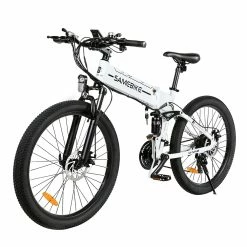SAMEBIKE LO26-II Foldable Mountain Electric Bike 750W Motor 48V 10Ah Battery 60-80 Km Range 35km/h Max Speed - White 6 SAMEBIKE LO26-II Foldable Mountain Electric Bike 750W Motor 48V 10Ah Battery 60-80 Km Range 35km/h Max Speed - White -Zhengbu Shop SAMEBIKE LO26 II Foldable Mountain Electric Bike White 516985 2