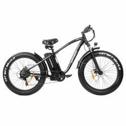 SAMEBIKE YY26 Electric Mountain Bike 26*4.0 Inch Fat Tire 750W Brushless Geared Motor 35Km/h Max Speed 48V 15Ah Battery Shimano 7-Speed 150KG Payload 120KM Range Double Disc Brake