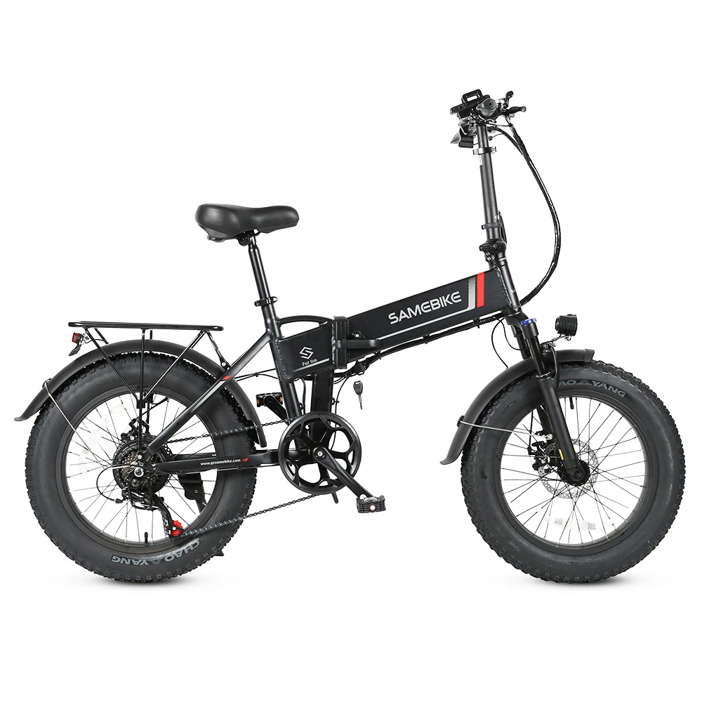 SAMEBIKE LOTDM200-FT Folding Electric Moped Bike 350W Motor 10Ah Battery Max 30km/h 20 Inch Tire - Black 1 SAMEBIKE LOTDM200-FT Folding Electric Moped Bike 350W Motor 10Ah Battery Max 30km/h 20 Inch Tire - Black