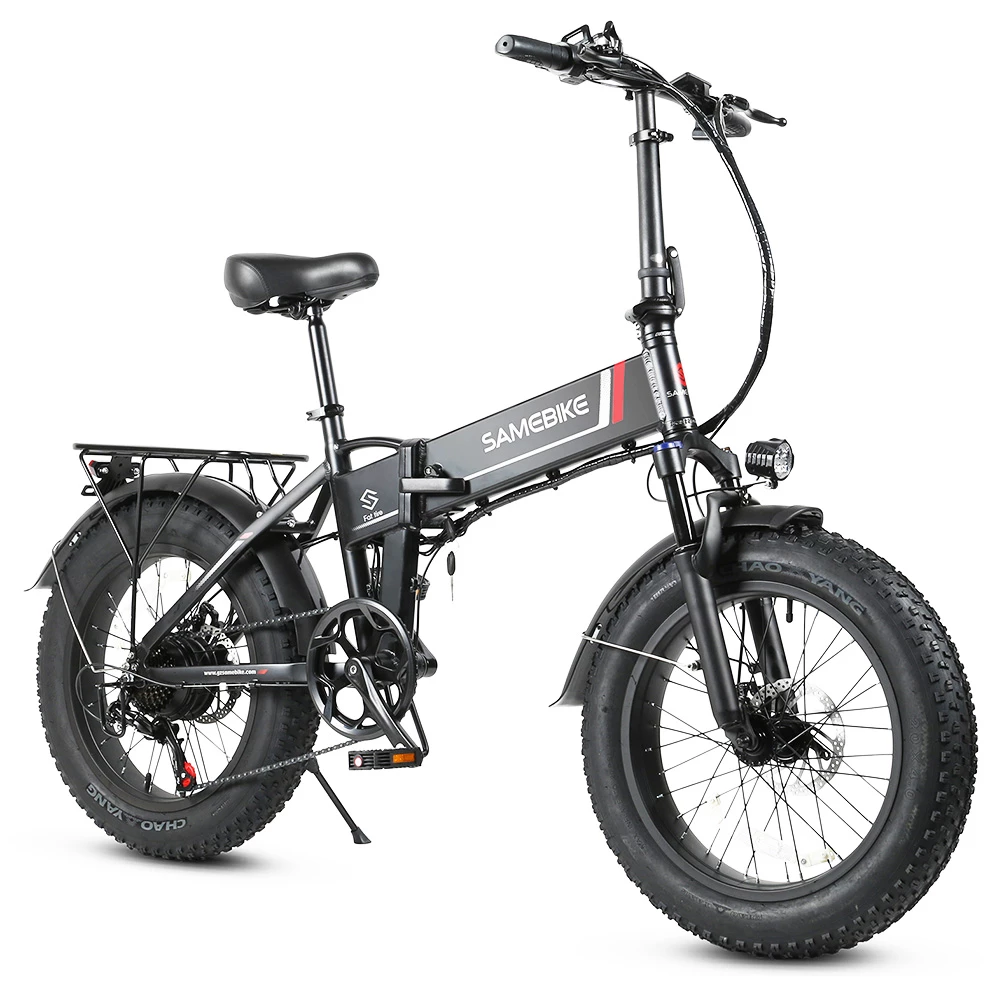 SAMEBIKE LOTDM200-FT Folding Electric Moped Bike 350W Motor 10Ah Battery Max 30km/h 20 Inch Tire - Black 2 SAMEBIKE LOTDM200-FT Folding Electric Moped Bike 350W Motor 10Ah Battery Max 30km/h 20 Inch Tire - Black - Image 2