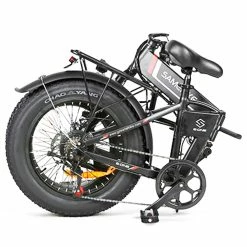 SAMEBIKE LOTDM200-FT Folding Electric Moped Bike 350W Motor 10Ah Battery Max 30km/h 20 Inch Tire - Black 9 SAMEBIKE LOTDM200-FT Folding Electric Moped Bike 350W Motor 10Ah Battery Max 30km/h 20 Inch Tire - Black -Zhengbu Shop Samebike LOTDM200 FT Smart Folding Electric Moped Bike Black 494610 4