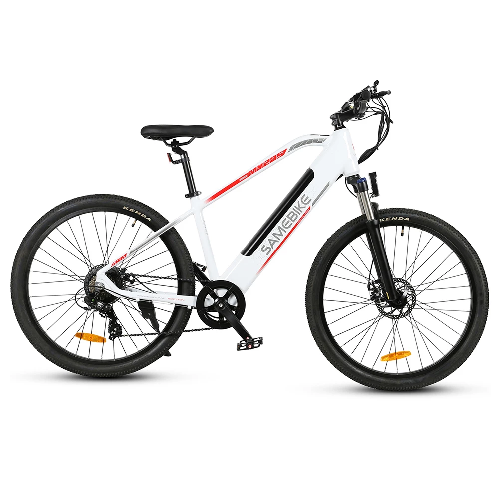 Samebike MY275 10.4Ah 500W Motor 48V 27.5inch Electric Bike 20mph Top Speed 80km Mileage Range 150kg Load - White 1 Samebike MY275 10.4Ah 500W Motor 48V 27.5inch Electric Bike 20mph Top Speed 80km Mileage Range 150kg Load - White