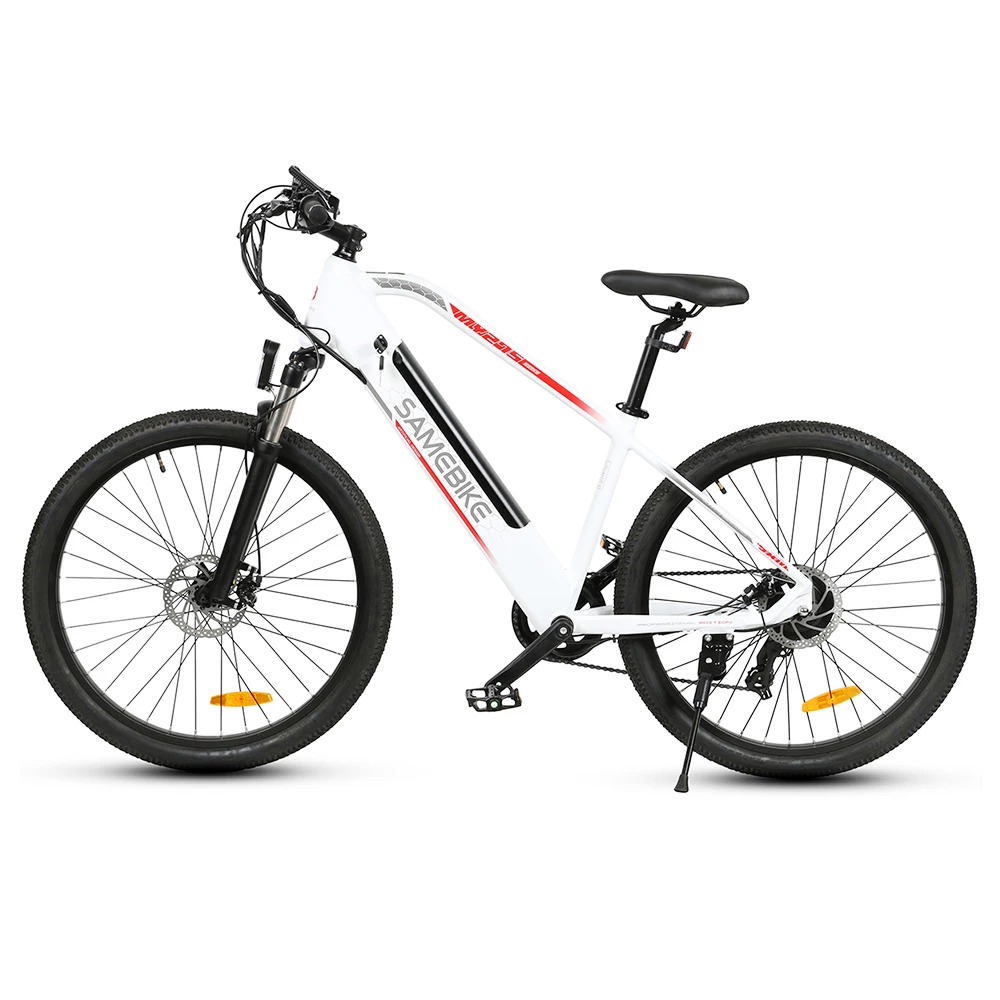 Samebike MY275 10.4Ah 500W Motor 48V 27.5inch Electric Bike 20mph Top Speed 80km Mileage Range 150kg Load - White 2 Samebike MY275 10.4Ah 500W Motor 48V 27.5inch Electric Bike 20mph Top Speed 80km Mileage Range 150kg Load - White - Image 2