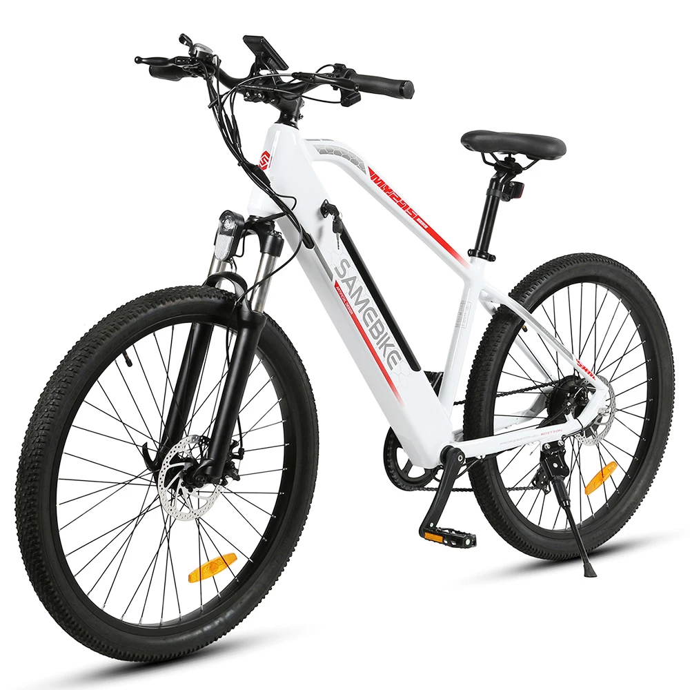 Samebike MY275 10.4Ah 500W Motor 48V 27.5inch Electric Bike 20mph Top Speed 80km Mileage Range 150kg Load - White 3 Samebike MY275 10.4Ah 500W Motor 48V 27.5inch Electric Bike 20mph Top Speed 80km Mileage Range 150kg Load - White - Image 3