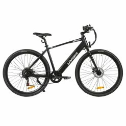 Samebike XWP10 Electric Bike 700*45C KENDA Tires 350W Motor 32Km/h Max Speed 36V 10.4Ah Battery For 40-80KM Range Dual Disc Brakes Shimano 7-Speed Gear App Control - Black