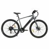 Samebike XWP10 Electric Bike 700*45C KENDA Tires 350W Motor 32Km/h Max Speed 36V 10.4Ah Battery For 40-80KM Range Dual Disc Brakes Shimano 7-Speed Gear App Control - Gray