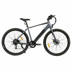 Samebike XWP10 Electric Bike 700*45C KENDA Tires 350W Motor 32Km/h Max Speed 36V 10.4Ah Battery For 40-80KM Range Dual Disc Brakes Shimano 7-Speed Gear App Control - Gray
