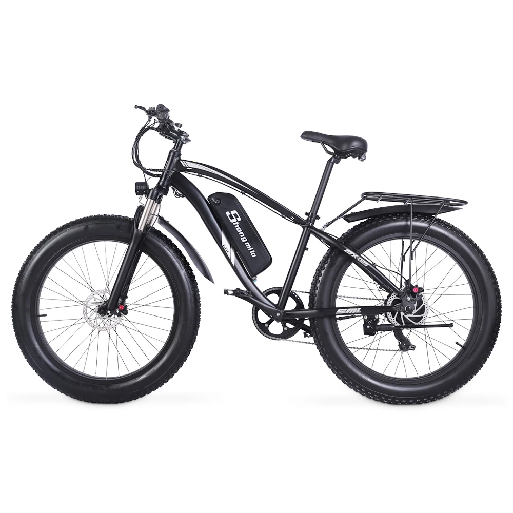 Shengmilo MX02S 1000W 48V 17Ah 26'' E-bike 40km/h Max Speed 40-50km Mileage Range 150kg Max Load - Black - Image 2