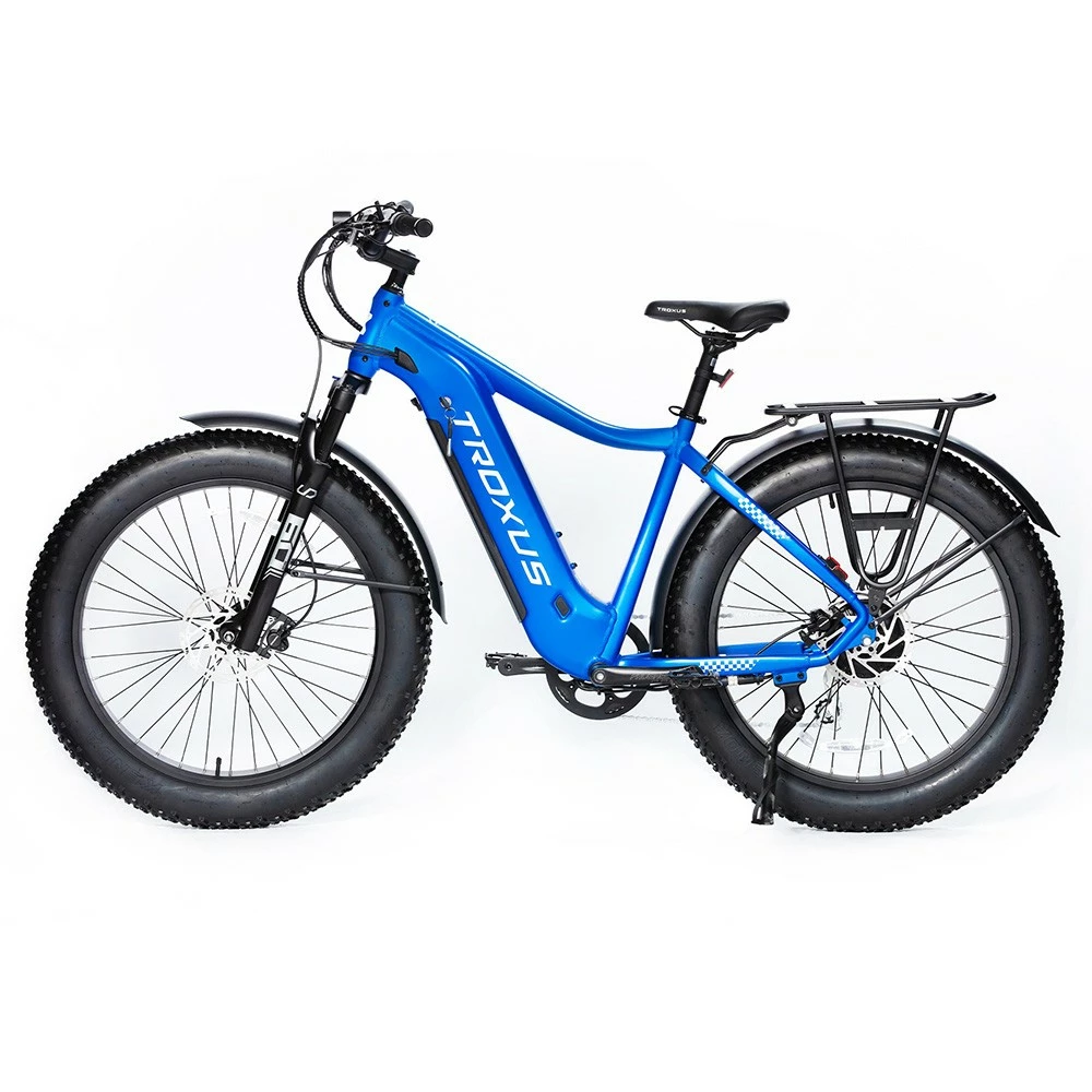 Troxus Explorer Step Over Electric Bike 26*4.0 Inch Fat Tire 750W Bafang Motor 45Km/h Speed 48V 20Ah Samsung Battery Shimano 8 Speed 125kg Load - Blue 3 Troxus Explorer Step Over Electric Bike 26*4.0 Inch Fat Tire 750W Bafang Motor 45Km/h Speed 48V 20Ah Samsung Battery Shimano 8 Speed 125kg Load - Blue - Image 3