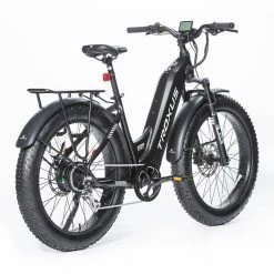 Troxus Explorer Step Thru Electric Bike 26*4.0 Inch Fat Tire 750W Bafang Motor 45Km/h Speed 48V 20Ah Samsung Battery Shimano 8 Speed 125kg Load - Black 8 Troxus Explorer Step Thru Electric Bike 26*4.0 Inch Fat Tire 750W Bafang Motor 45Km/h Speed 48V 20Ah Samsung Battery Shimano 8 Speed 125kg Load - Black -Zhengbu Shop Troxus Explorer Step Thru Electric Bike Black 519329 1