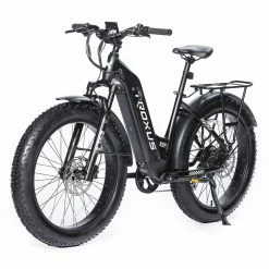 Troxus Explorer Step Thru Electric Bike 26*4.0 Inch Fat Tire 750W Bafang Motor 45Km/h Speed 48V 20Ah Samsung Battery Shimano 8 Speed 125kg Load - Black 9 Troxus Explorer Step Thru Electric Bike 26*4.0 Inch Fat Tire 750W Bafang Motor 45Km/h Speed 48V 20Ah Samsung Battery Shimano 8 Speed 125kg Load - Black -Zhengbu Shop Troxus Explorer Step Thru Electric Bike Black 519329 2
