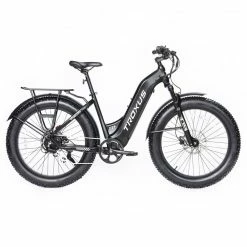 Troxus Explorer Step Thru Electric Bike 26*4.0 Inch Fat Tire 750W Bafang Motor 45Km/h Speed 48V 20Ah Samsung Battery Shimano 8 Speed 125kg Load - Black 10 Troxus Explorer Step Thru Electric Bike 26*4.0 Inch Fat Tire 750W Bafang Motor 45Km/h Speed 48V 20Ah Samsung Battery Shimano 8 Speed 125kg Load - Black -Zhengbu Shop Troxus Explorer Step Thru Electric Bike Black 519329 4