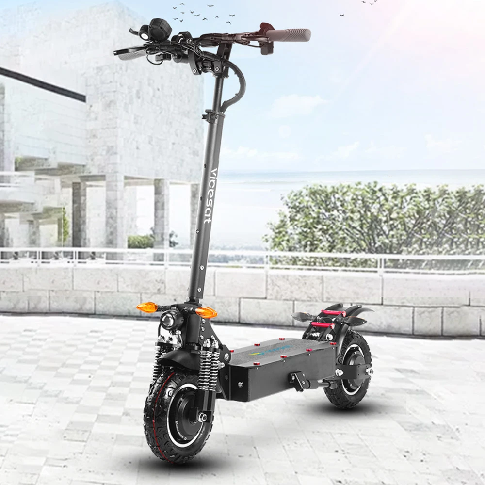 Vicesat VS04 Electric Scooter 10 Inch 2*1000W Motor 52V 24Ah Battery 65Km/h Max Speed 60Km Range 150KG Max Load 3 Vicesat VS04 Electric Scooter 10 Inch 2*1000W Motor 52V 24Ah Battery 65Km/h Max Speed 60Km Range 150KG Max Load - Image 3