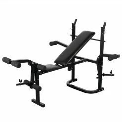 Weight Bench With Weight Rack, Barbell And Dumbbell Set 60.5kg 8 Weight Bench With Weight Rack, Barbell And Dumbbell Set 60.5kg -Zhengbu Shop Weight Bench with Weight Rack Barbell and Dumbbell Set 60 5kg 489071 2