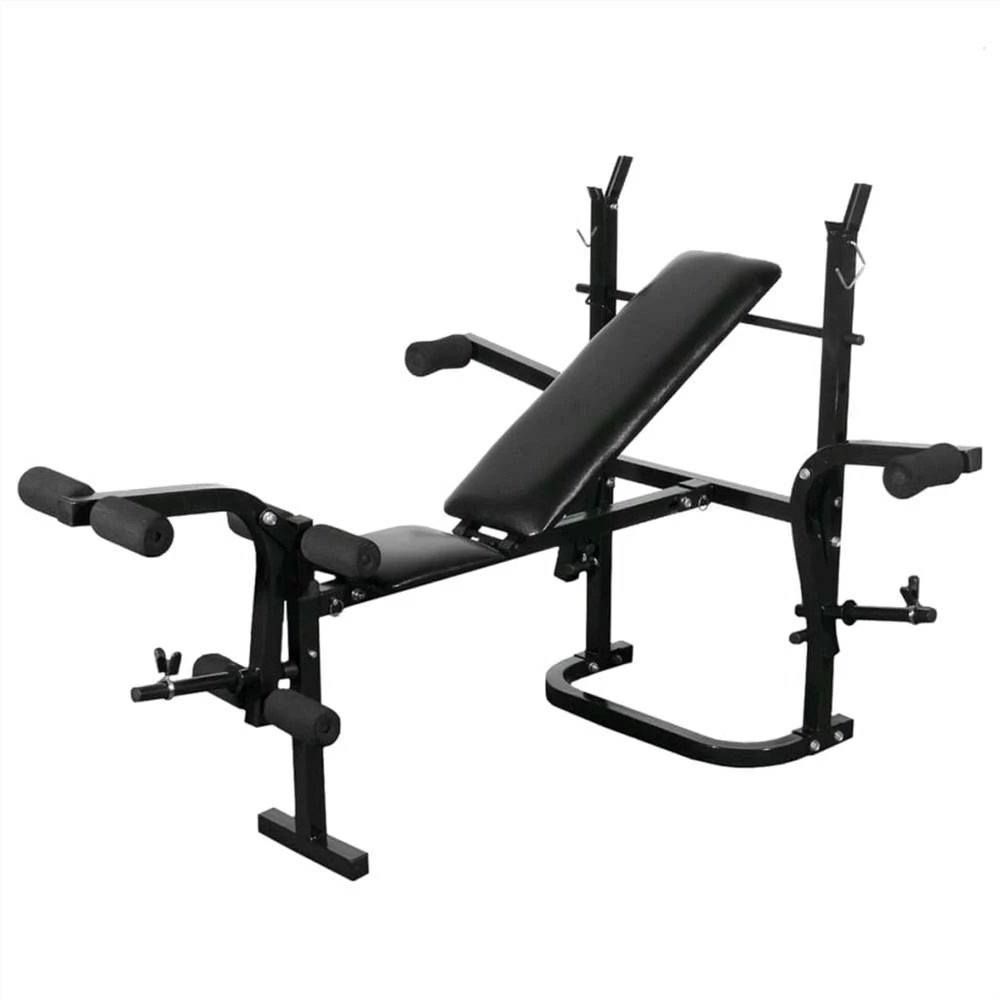 Weight Bench With Weight Rack, Barbell And Dumbbell Set 60.5kg 3 Weight Bench With Weight Rack, Barbell And Dumbbell Set 60.5kg - Image 3