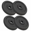 Weight Plates 4 Pcs 20 Kg Cast Iron