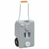 Wheeled Water Tank For Camping 25 L Grey