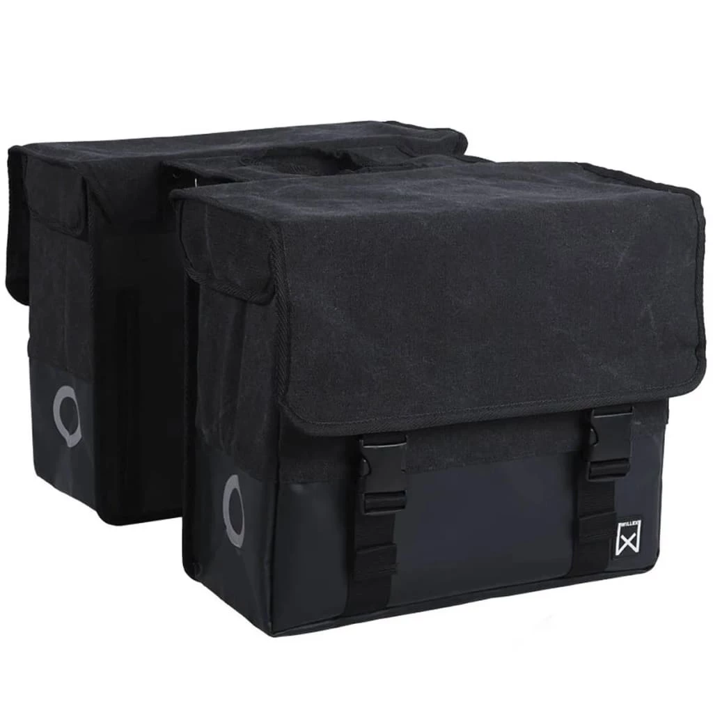Willex Newspaper Bag Canvas 57 L Black And Matt Black 1 Willex Newspaper Bag Canvas 57 L Black And Matt Black