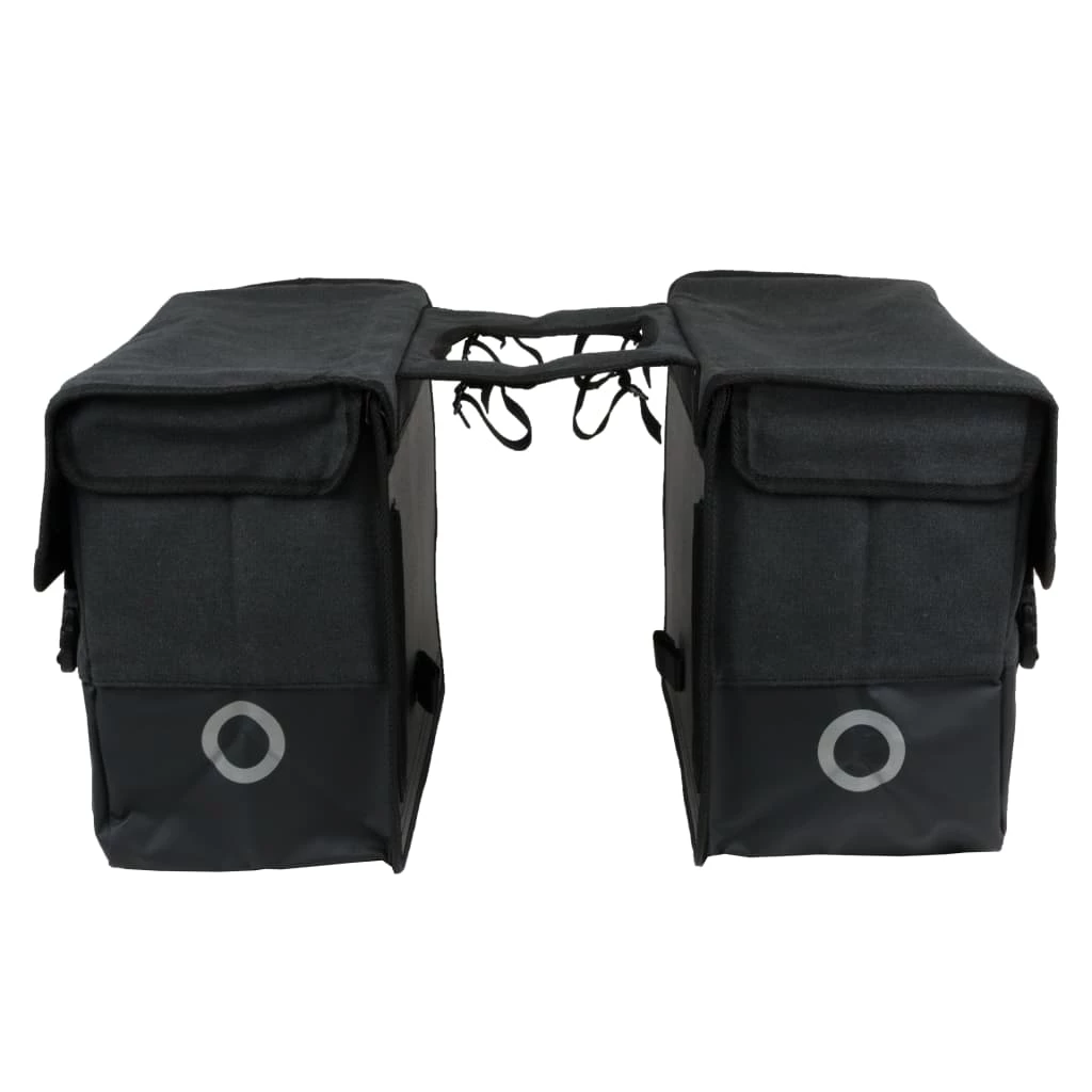 Willex Newspaper Bag Canvas 57 L Black And Matt Black 3 Willex Newspaper Bag Canvas 57 L Black And Matt Black - Image 3