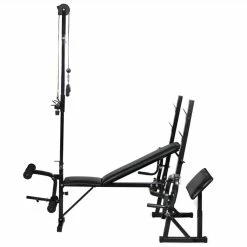 Workout Bench With Weight Rack, Barbell And Dumbbell Set 30.5kg -Zhengbu Shop Workout Bench with Weight Rack Barbell and Dumbbell Set 30 5kg 518682 3