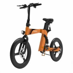 Z7 Electric Bike For Commuting 20 Inch Tires 350W Motor 32km/h Max Speed, Dual 36V 8Ah Batteries, Disc Brakes, 120kg Load - Orange -Zhengbu Shop Z7 Electric Bike for Commuting 350W Motor Orange 518903 3
